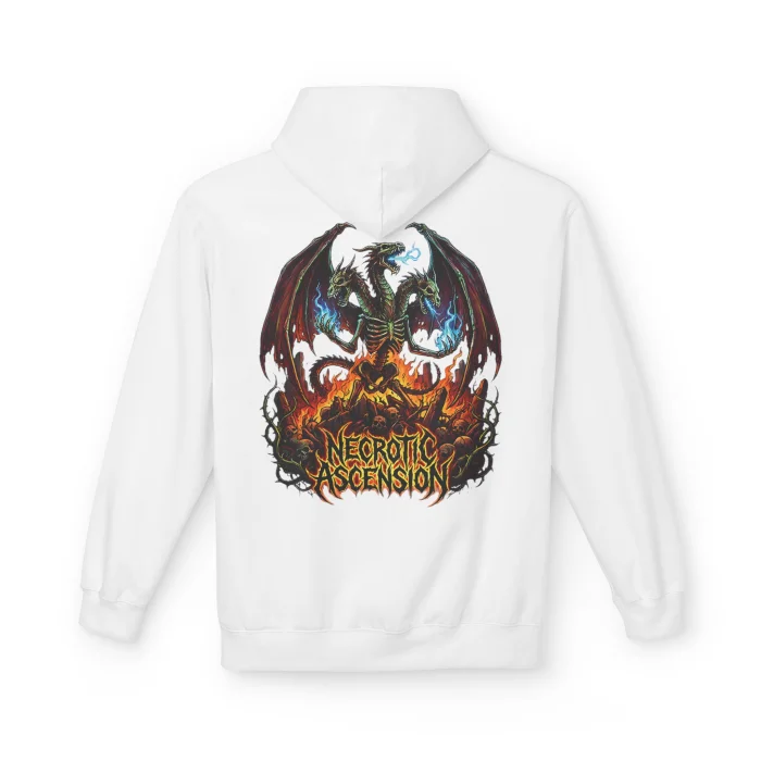 Bluza z kapturem z nadrukiem Necrotic Ascension